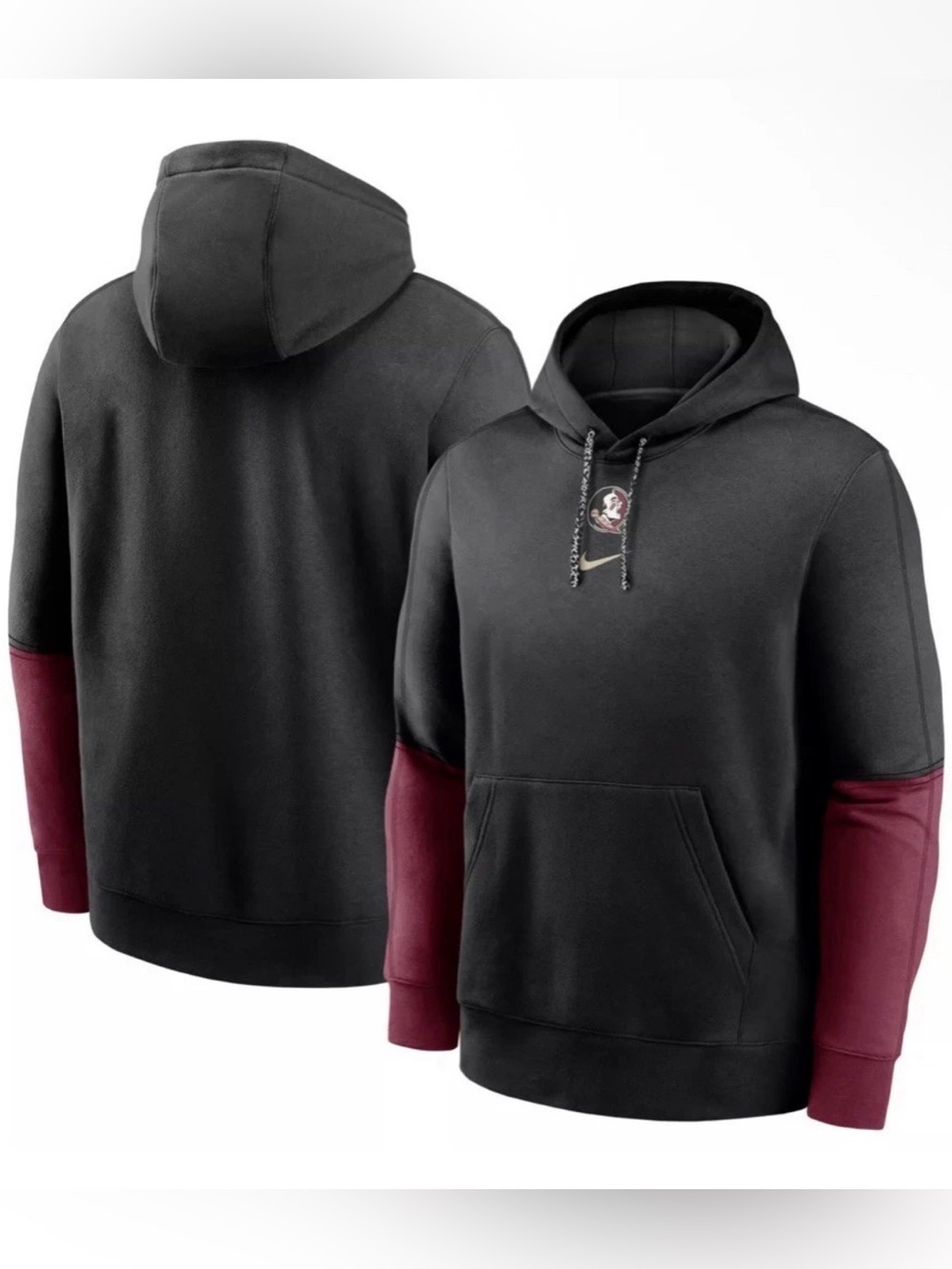 NEW Nike Florida Seminoles Fleece Pullover Hoodie LG On Field Apparel Was $85